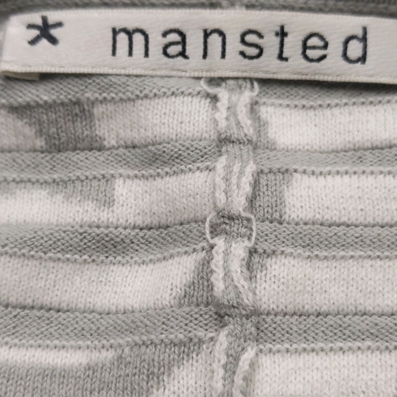 Mansted gray w white cardigan-sz M - Picture 7 of 7